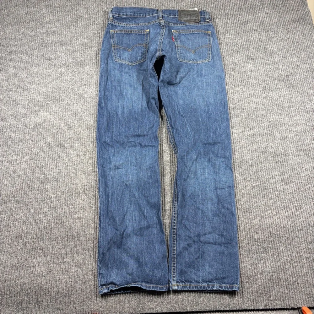 Levis 514 Jeans Mens 30x30 Straight Fit Mens Blue Denim  Cotton Casual Classic